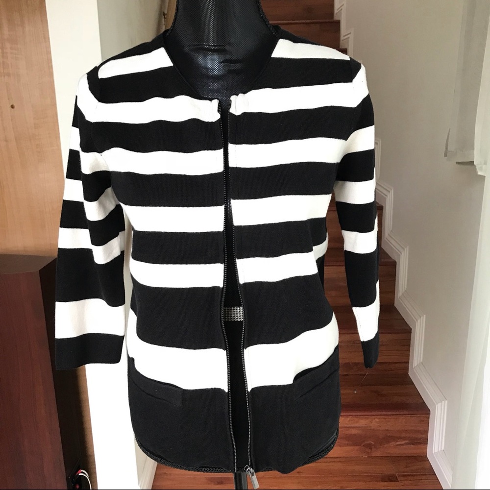 LIZ CLAIBORNE WOMEN ZIPPER CARDIGAN